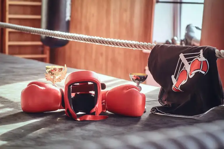 Boxing kit including custom boxing gloves